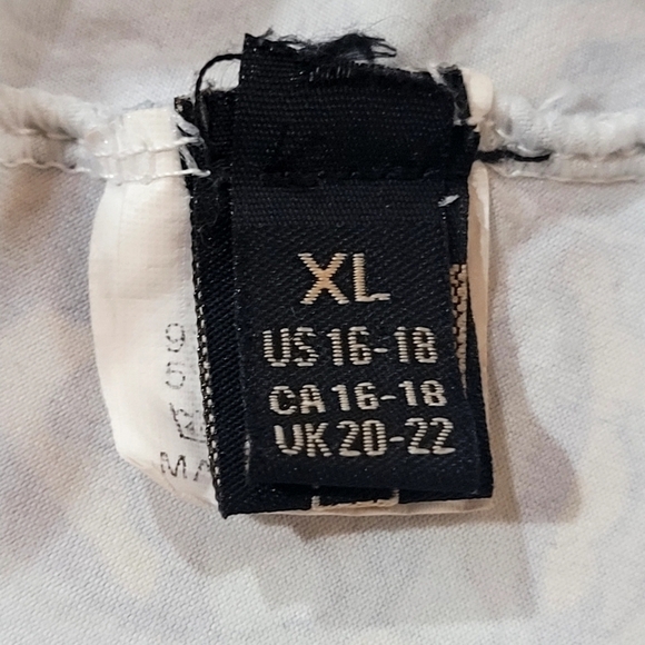 CHERFL XL Colorful Geometric Loungewear Pajama Dress Midi Boho Comfy - Picture 10 of 10